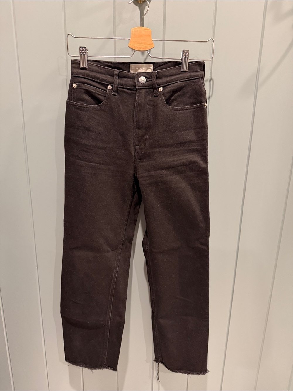 Everlane Black Women's Straight-Leg Jeans